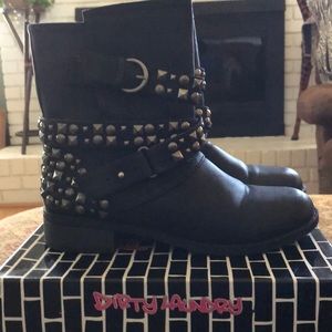 Black Boots with Studs